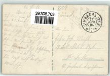 84359 W8346 Simbach a. Inn 1916 - Innbrücke Brückenkopf