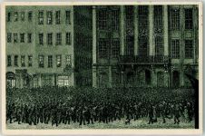 O8000 Dresden 100 Jahre Revolution von 1948 Stahlstich Revolution Künstlerkarte