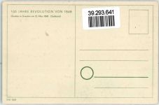 O8000 Dresden 100 Jahre Revolution von 1948 Stahlstich Revolution Künstlerkarte