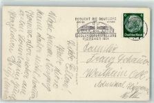 W8000 München Deutsche Siedlungsausstellung 1934 Werbestempel WK II