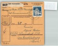 92681 W8488 Krummennaab KEINE AK Paketkarte