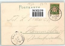90402 W8500 Nürnberg 1897 - Nassauer Haus Brunnen Holzkarren Pferdekutsche