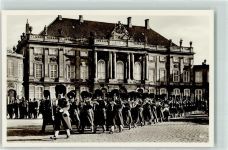 Kopenhagen København Foto AK Amalienborg Parade Garde Uniform Musik