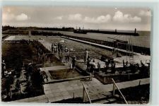 25541 W2212 Brunsbüttelkoog Gebrauchsspuren Schwimmbad Sprungbrett Wasserrutsche Frachtschiff
