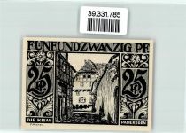 33098 W4790 Paderborn Geldschein Notgeld 25 Pfennig Die Kisau