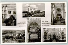 73479 W7090 Ellwangen Jagst - Wallfahrtskirche Altar Chorgestühl