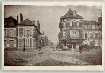 80200 Peronne 1915 - Cafe Moderne Kutsche Feldpost K. B. 1. Armeekorps
