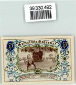 27383 W2723 Scheeßel - Notgeld Gemeinde Scheeßel 50 Pfennig