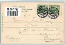 28195 W2800 Bremen 1905 - Rathausportal mit Rittern Blick auf den Marktplatz