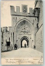 72379 W7450 Hohenzollern , Burg - Burg Hohenzollern Eingangstor