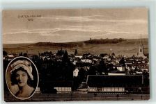 57170 Chateau-Salins - 1915 Lothringerin Kirche Eisenbahn Bahnhof Regimentsstab Landw. Inf. Regt. 71