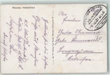 W8000 München München - Kochel Zug 15521 Hofbräuhaus Bahnpoststempel