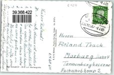 Fulda Zug 1566 Bahnpoststempel