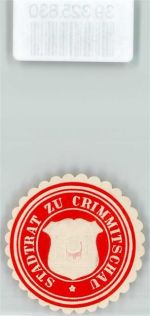 08451 O9630 Crimmitschau Siegelmarke Stadtrat zu Crimmitschau
