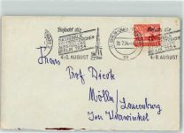 10115 W1000 Charlottenburg KEINE AK Maschinenstempel Briefkuvert Werbestempel Nationale Postwertzeichen Ausstellung 1954