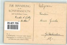 Folget mir nach sign.E.Burnand Konfirmation Künstlerkarte
