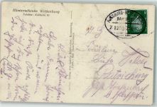 Augsburg - Regensburg Zug 1202 Bahnpoststempel