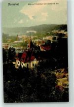 Marianske Lazne Marienbad - Vom Steinbruch aus Fabrik Kirche