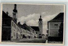 94405 W8380 Landau a d Isar Gebrauchsspuren Oberer Stadtplatz