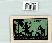 91522 W8800 Ansbach , Mittelfr Geldschein Notgeld Jubiläums-Notgeld 25 Pfennig Stadtwappen Scherenschnitt