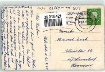 92366 W8431 Hohenfels , Oberpf - Postamt Erholungsheim Pfarrkirche