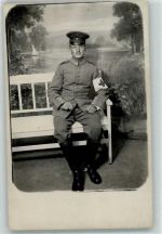 Soldat Rotes Kreuz Privatfoto AK