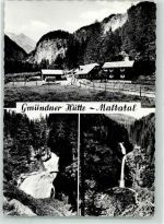 9854 Brandstatt - Gmünder Hütte Maltatal Wasserfall Hüttenstempel