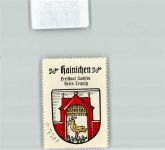 09661 O9260 Hainichen , Sachs Vignette Wappen Kaffee Hag ca. 1920-1940