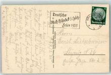 W3300 Braunschweig Deutsche Bach Händel Schütz Feier Werbestempel WK II 1935