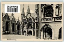 W3300 Braunschweig Deutsche Bach Händel Schütz Feier Werbestempel WK II 1935