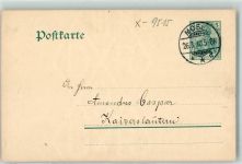 08056 O9515 Mosel 1910 Ganzsache