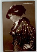 Hertha Stolzenberg Opernsänger 1915 Foto AK