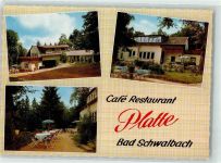 65307 W6208 Bad Schwalbach - Gasthaus Cafe Restaurant Platte