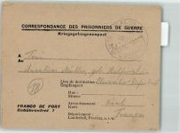 Kriegsgefangenenpost Müller Feldpoststempel WK II Kriegsgefangener KEINE AK