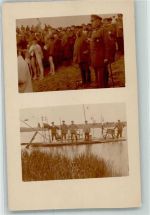 Schwimmfest Floß 1916 Foto AK