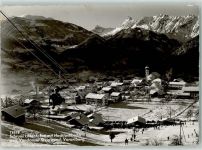 6780 Schruns Foto AK Hochjochbahn Vandanser Steinwand Vorarlberg Kirche Schnee Winter Ski Sport