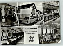 98666 O6113 Masserberg - FDGB Erholungsheim Otto Grotewohl Speisesaal Bauernstube Trabi
