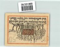 26954 W2890 Nordenham Geldschein Notgeld 50 Pfennig Kirchlein