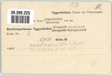 84307 W8330 Eggenfelden Gebrauchsspuren Bezirkssparkasse