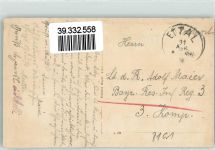 82488 W8107 Ettal 1918 - Denkmal aus der Zeit des 30 jährigen Krieges Ort lt. Stempel