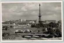 10115 O1199 Westend - Hallensee Straße mit Ausstellungsgelände und Funkturm