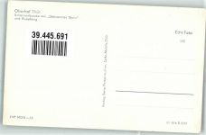 98559 O6055 Oberhof , Thüringen - Schanzenbaude Gebrannter Stein Ruppberg
