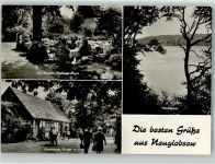 16775 O1431 Neuglobsow Foto AK Gasthaus Am Theodor Fontane Haus Stechlinsee
