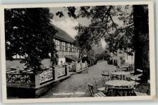 07607 O6520 Eisenberg , Thür Gebrauchsspuren Waldhaus Naupoldsmühle Mühltal