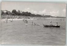 18609 O2337 Ostseebad Binz Foto AK Badestrand