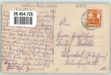 45468 W4330 Mülheim an der Ruhr 1917 - Schloßbrücke Stadtbad