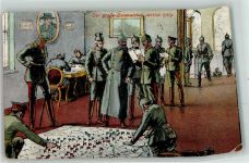 Der großee Generalstab rastlos tätig Militär 1914 Gebrauchsspuren