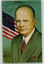 Dwight D.Eisenhower 34.President Präsident der USA Foto AK