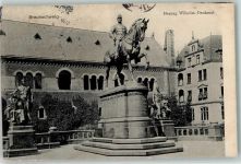 W3300 Braunschweig Herzog Wilhelm AK Denkmal 1909