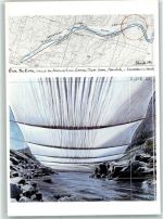Vogelschau Over the River Projekt for the Arkansas River Colorado von Christo Künstler Foto AK